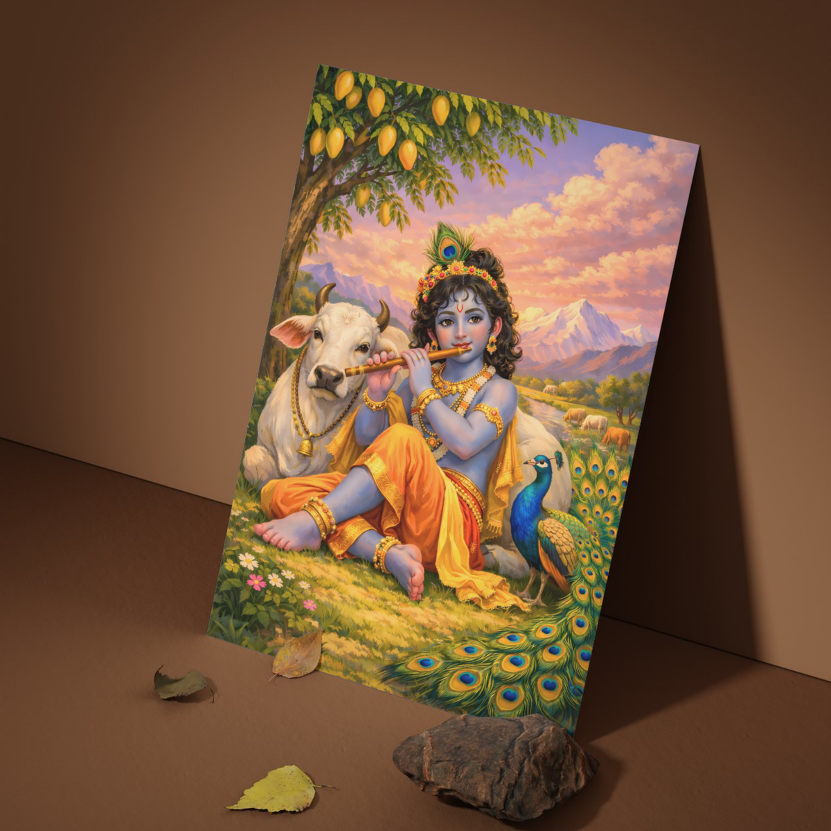 Lord Krishna Wall Poster – Bal Classic | Bharatvarsh Arts