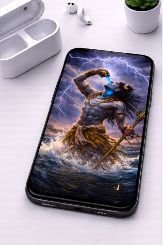 The Lord Shiva Powerful Mobile Skin | Premium UV Print | Matte Finish