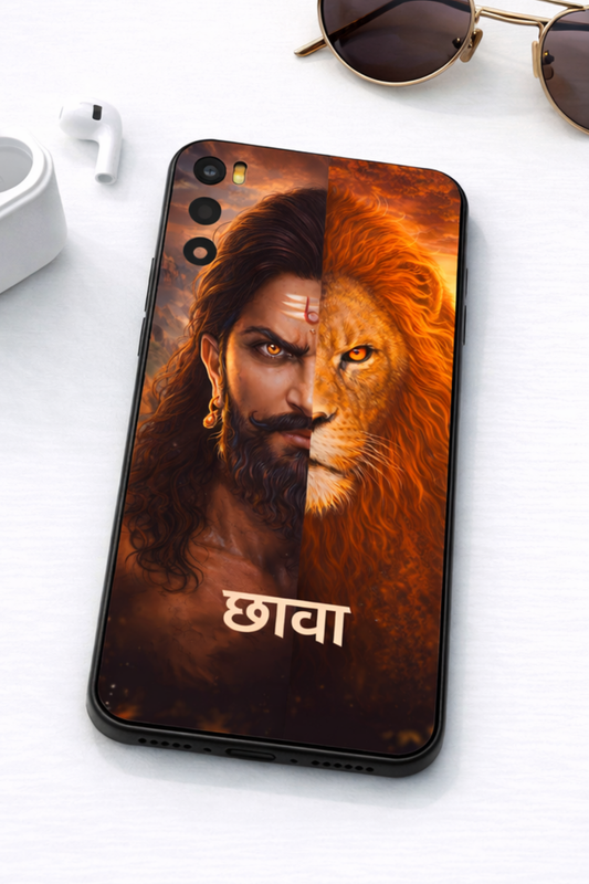 The 'छावा' Chatrapati Sambhaji Maharaj Mobile Skin | Premium UV Print | Matte Finish