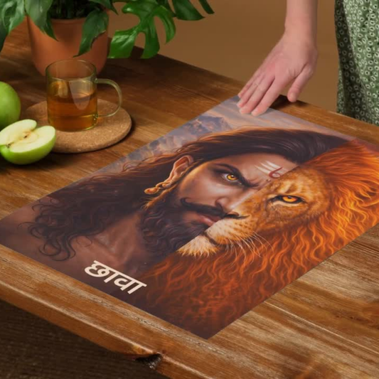 The 'छावा' Chatrapati Sambhaji Maharaj Wall Poster | 8K | Premium Glossy