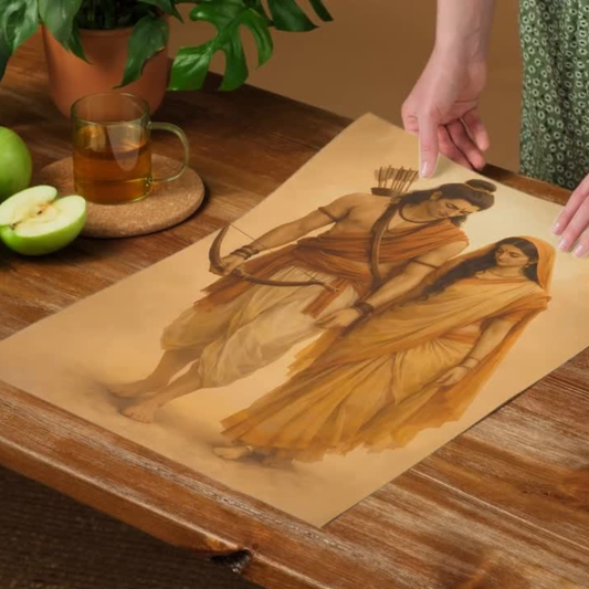 The Sita Ram Vanvas Poster | 8K | Premium Glossy