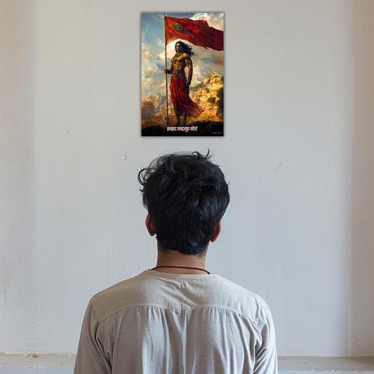 The 'सम्राट चन्द्रगुप्त मौर्य' Chandragupta Maurya Wall Poster | 8K | Premium Glossy - Bharatvarsh Arts--Wall Poster Sets - Buy Indian Spiritual, Mythology, Gods, Warrior Wall Art - For Living Room, Decor