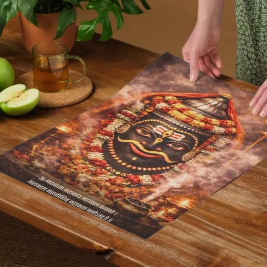 The 'ॐ महाकाल महाकाय' Ujjain Mahakal Poster | 8K | Premium Glossy