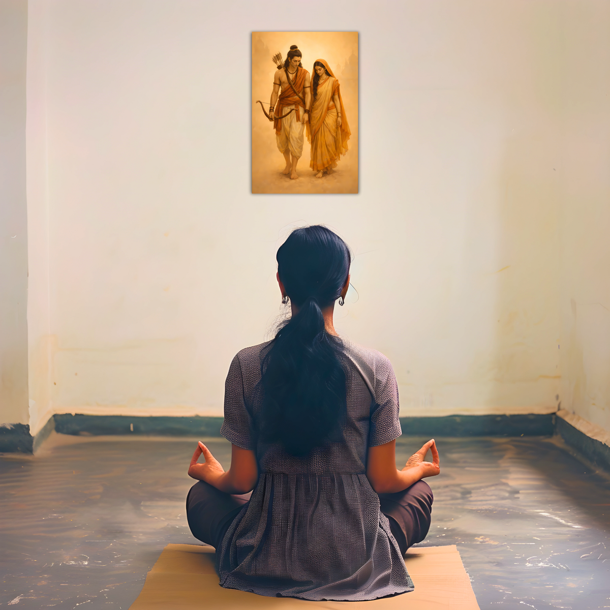 Ram Sita Wall Poster – Vanvas, view 3 | Bharatvarsh Arts