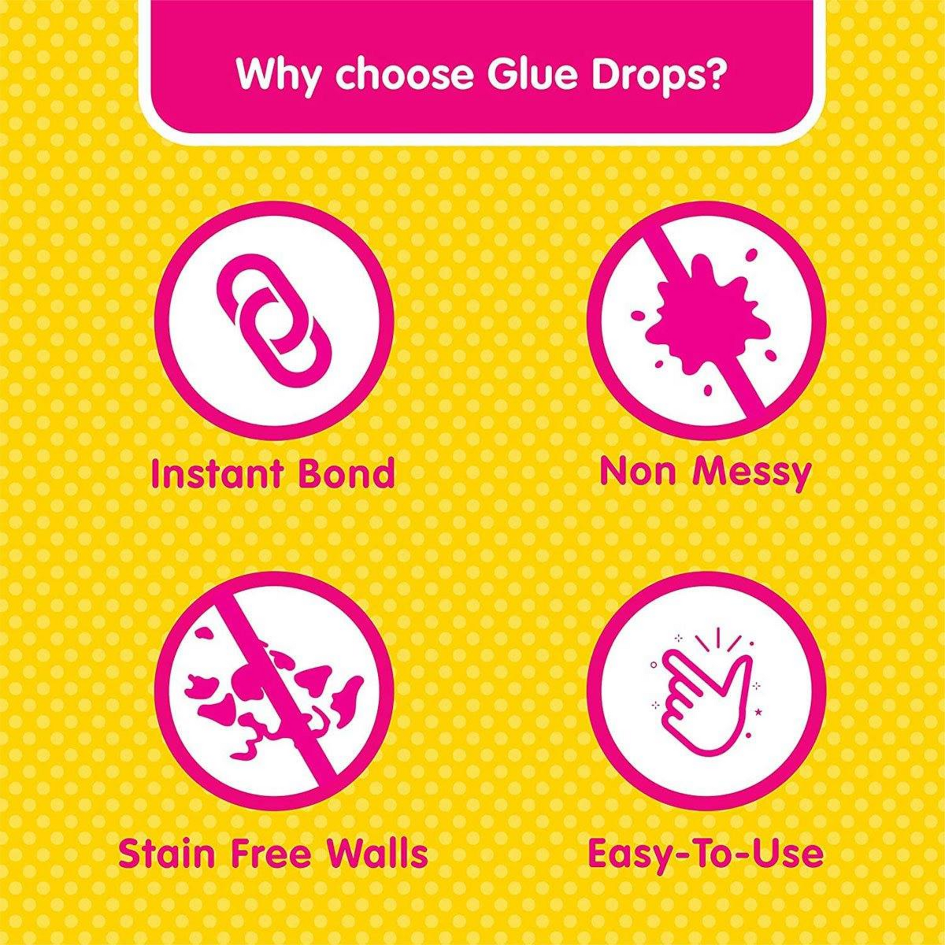 Extra Fevicol Instant And Non Messy Glue Drops - Pack of 24 Glue Drops