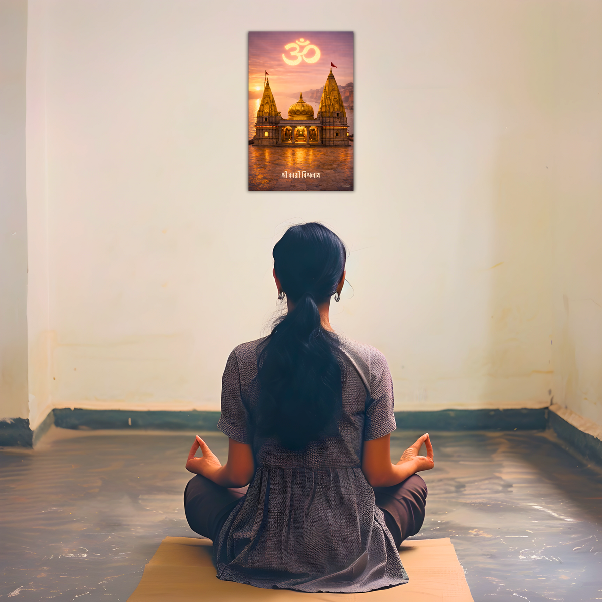 Kashi Vishwanath Temple Wall Poster – ‘श्री काशी विश्वनाथ’, Shiv, view 3 | Bharatvarsh Arts