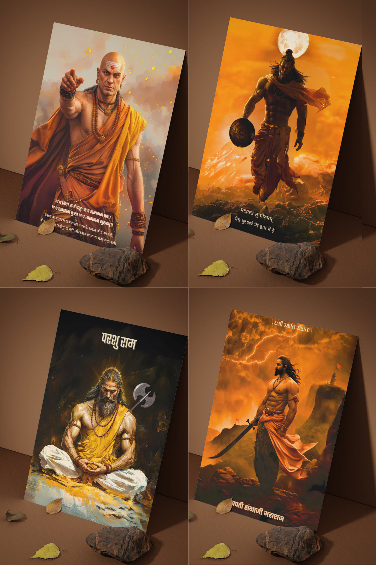 The Bharatvarsh Complete History 25 Mini Posters Combo + Free Fevicol EasyStick Kit + 2 Surprise Stickers