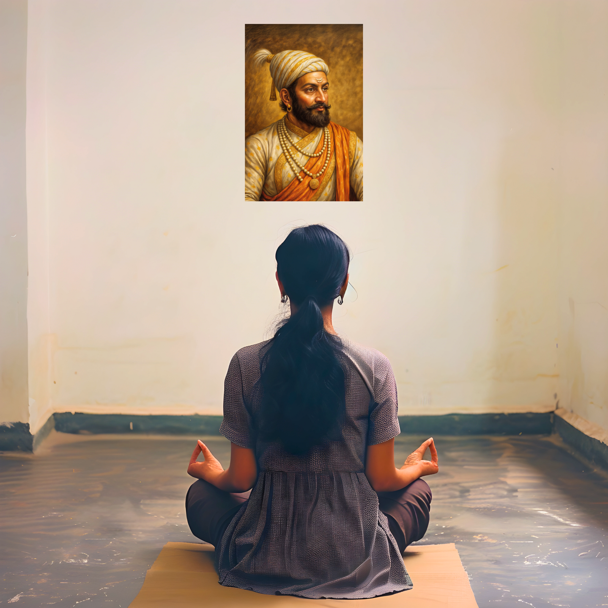 The Chatrapati Shivaji Maharaj Wall Poster | 8K | Premium Glossy - Bharatvarsh Arts--Wall Poster Sets - Buy Indian Spiritual, Mythology, Gods, Warrior Wall Art - For Living Room, Decor