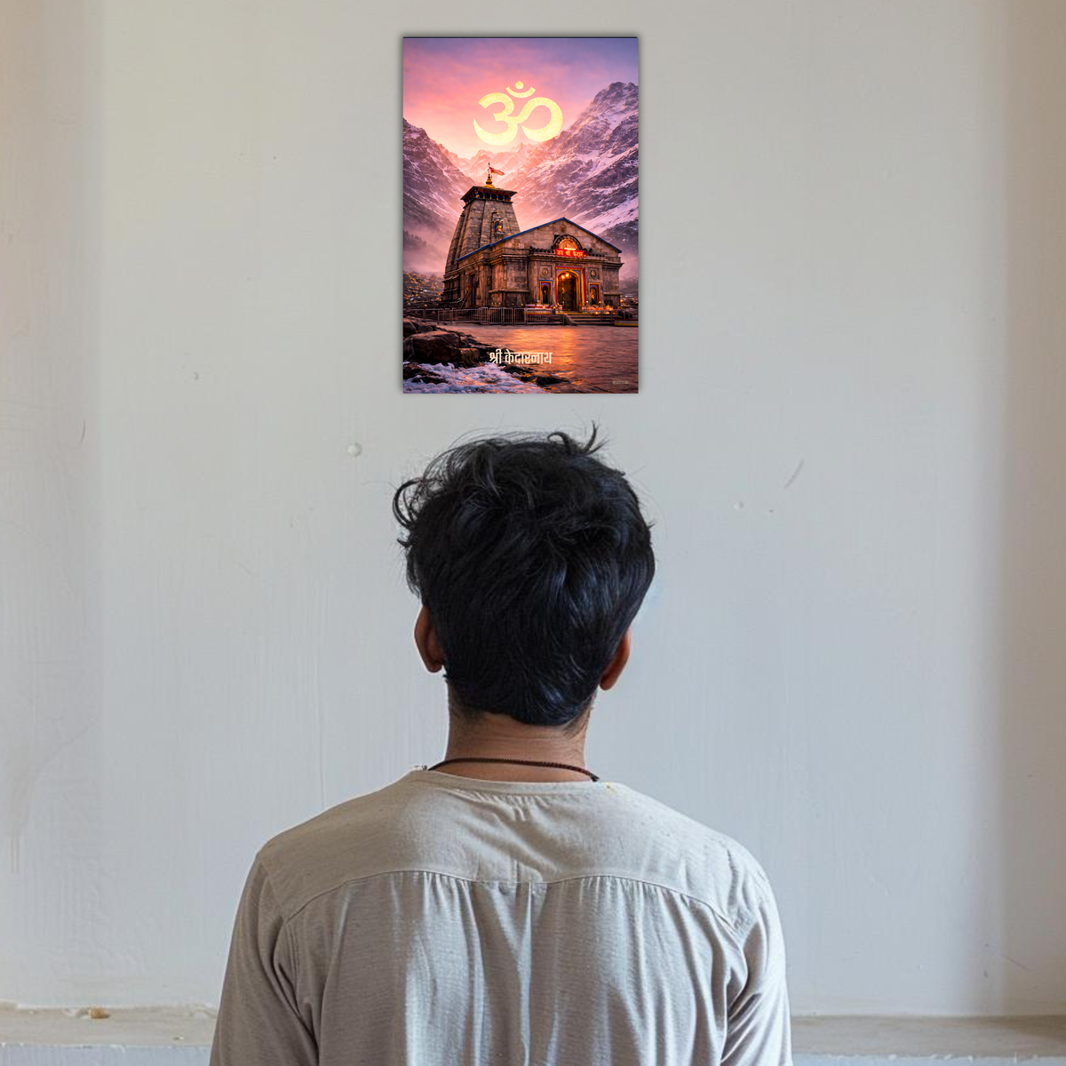 Kedarnath Temple Wall Poster – ‘श्री केदारनाथ’, Shiv, view 5 | Bharatvarsh Arts