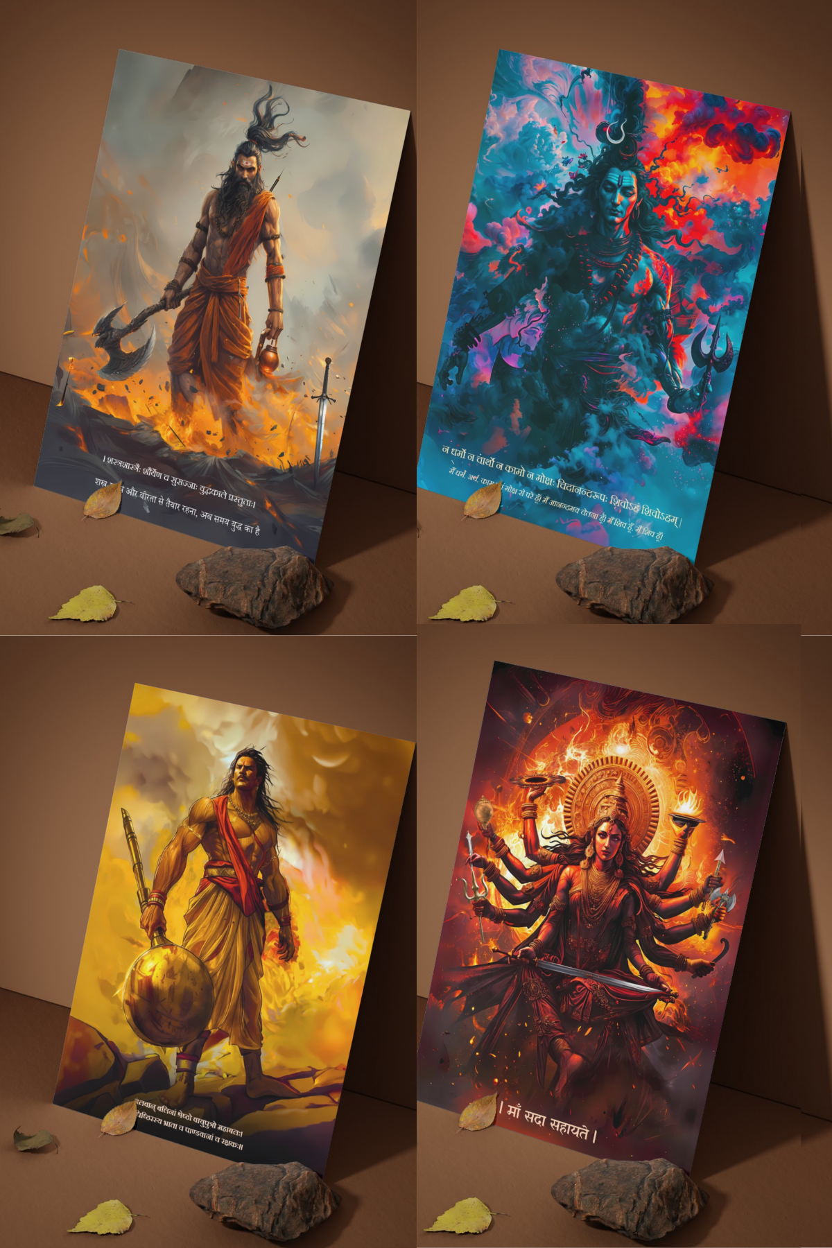 The Bharatvarsh Complete History 25 Mini Posters Combo + Free Fevicol EasyStick Kit + 2 Surprise Stickers