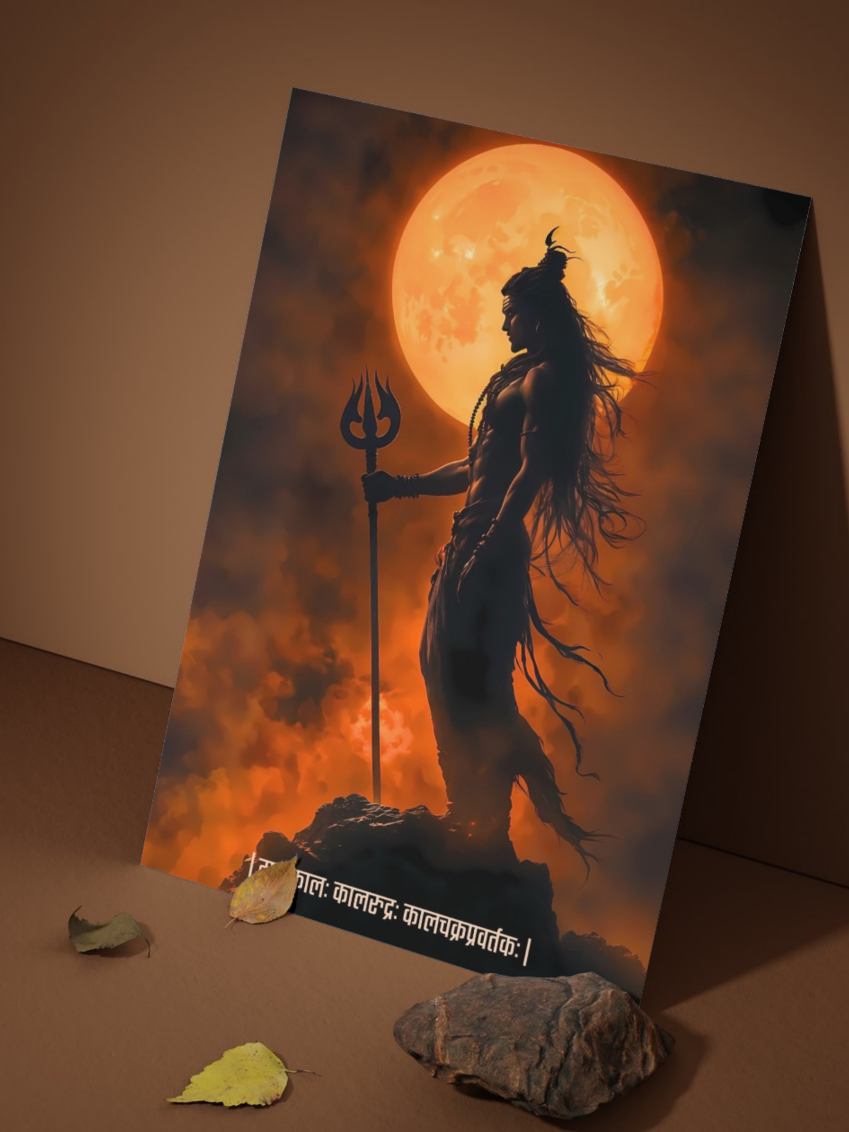 All Lord Shiva's 6 Premium Posters Combo + Free Wall Friendly Glue Dots + 1 Surprise Sticker