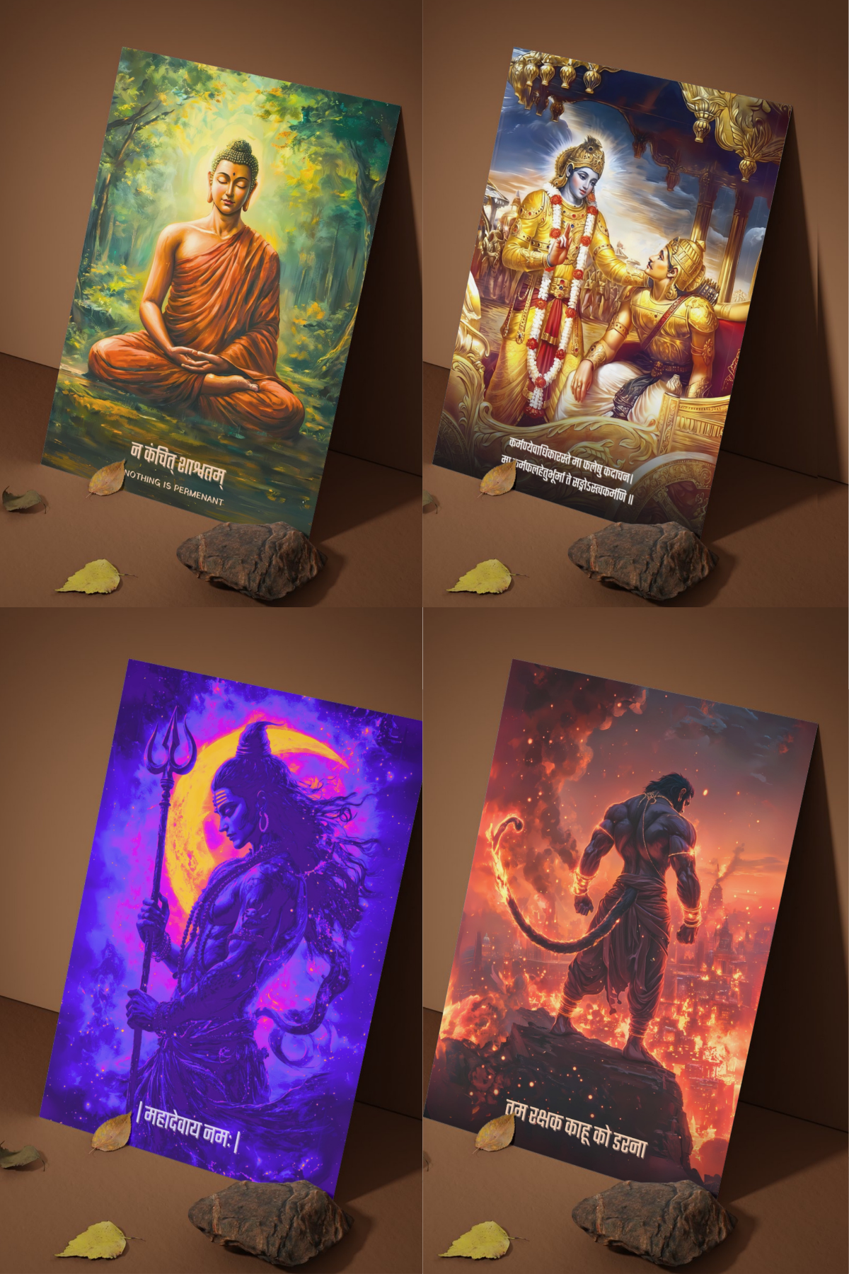 The Bharatvarsh Complete History 25 Mini Posters Combo + Free Fevicol EasyStick Kit + 2 Surprise Stickers