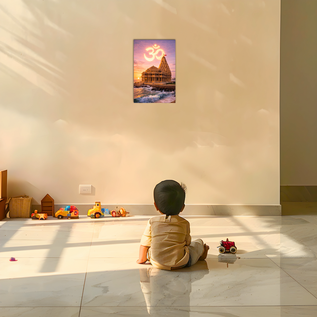 Somnath Temple Wall Poster – ‘श्री सोमनाथ’, Shiv, view 8 | Bharatvarsh Arts