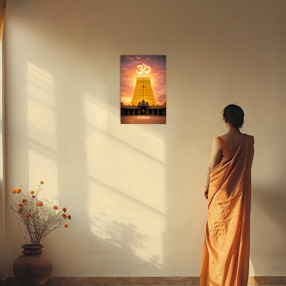 Rameshwaram Temple Wall Poster – ‘श्री रामेश्वरम’, Shiv, view 9 | Bharatvarsh Arts