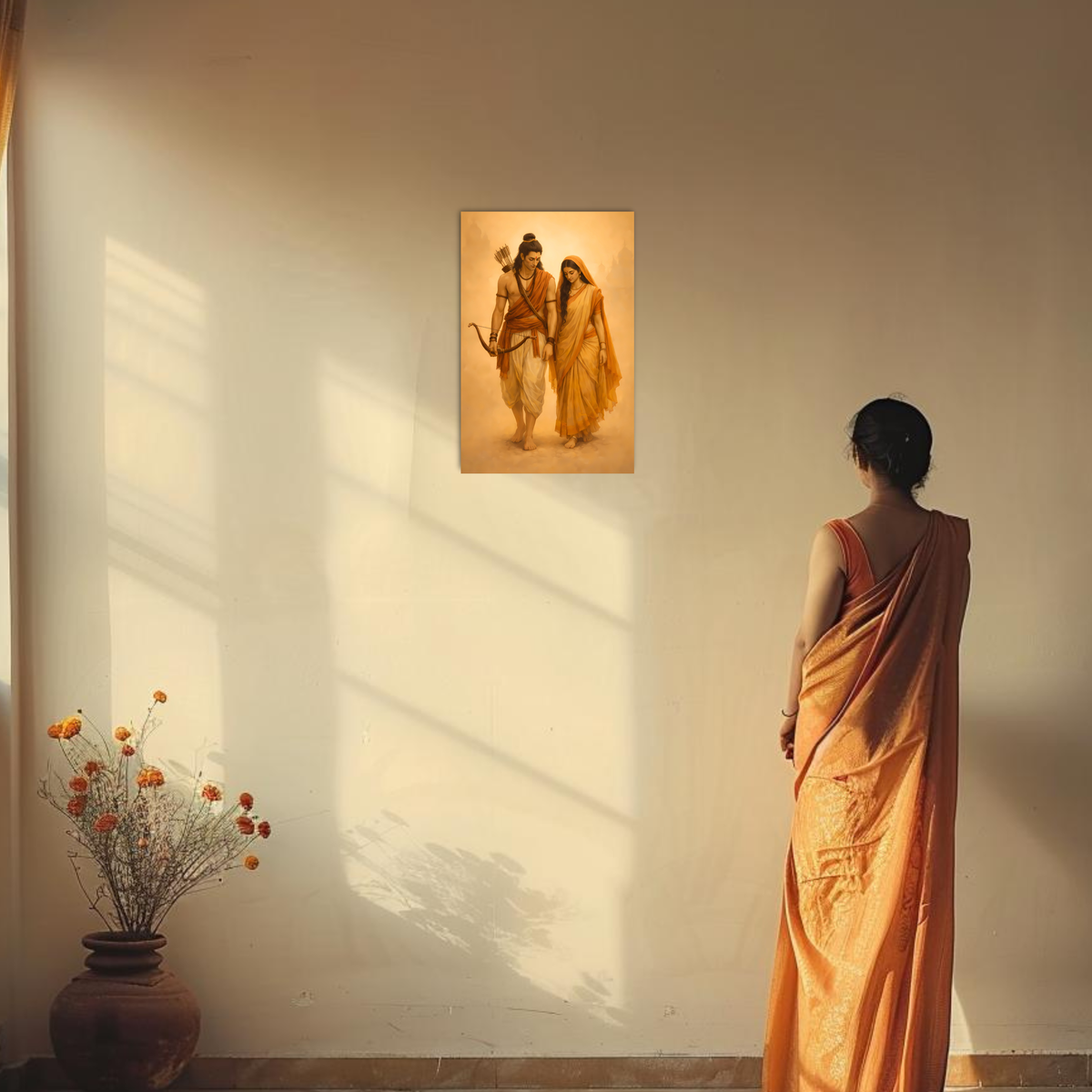 Ram Sita Wall Poster – Vanvas, view 9 | Bharatvarsh Arts