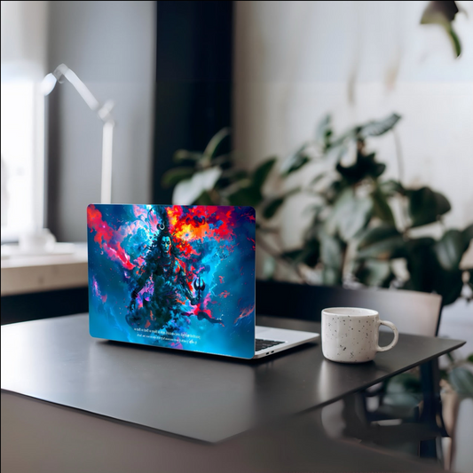 The Bholenath 'शिवोऽहम् शिवोऽहम्' Laptop Skin |  Premium Glossy - Bharatvarsh Arts--Wall Poster Sets - Buy Indian Spiritual, Mythology, Gods, Warrior Wall Art - For Living Room, Decor
