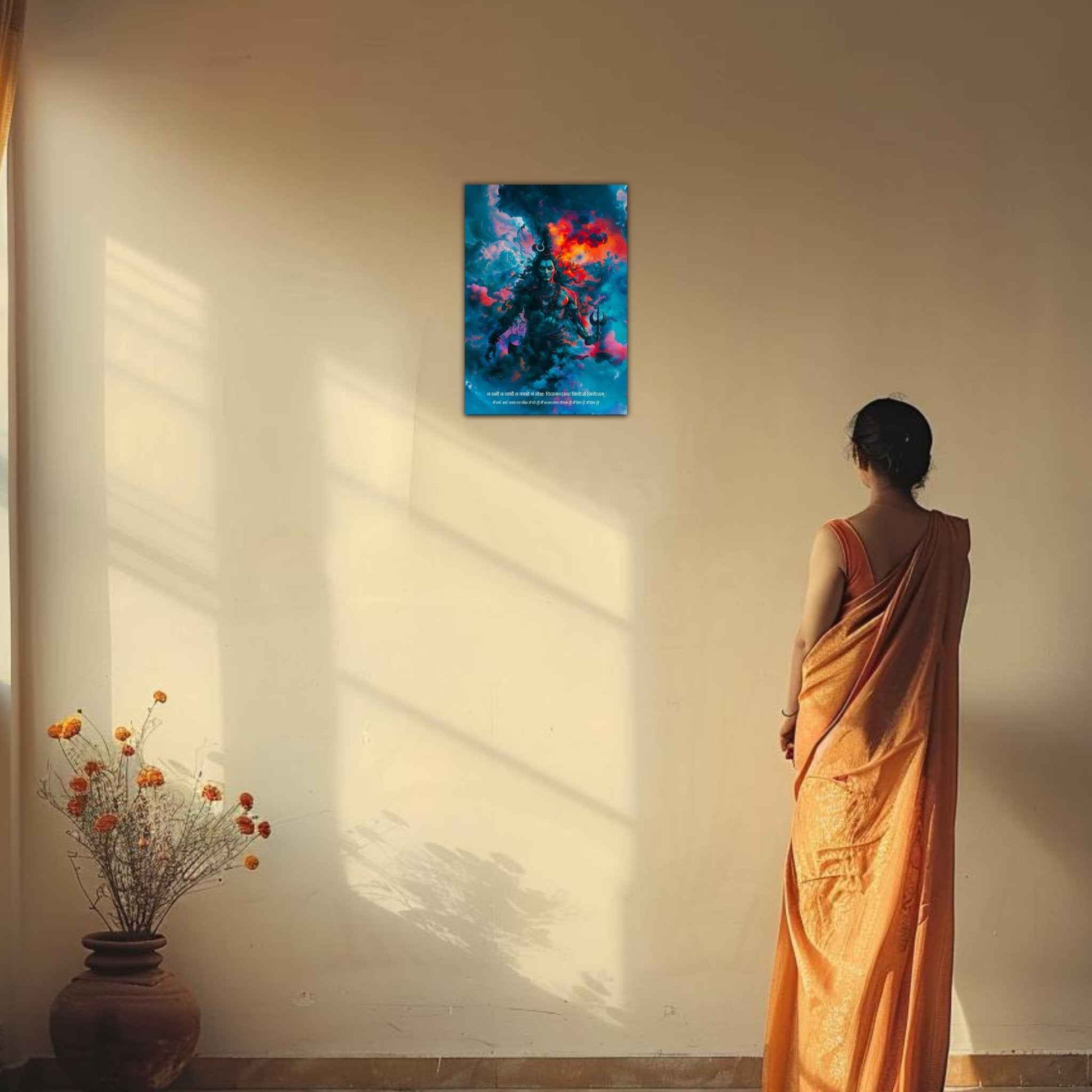 The Bholenath 'शिवोऽहम् शिवोऽहम्' Poster | 8K | Premium Glossy - Bharatvarsh Arts--Wall Poster Sets - Buy Indian Spiritual, Mythology, Gods, Warrior Wall Art - For Living Room, Decor