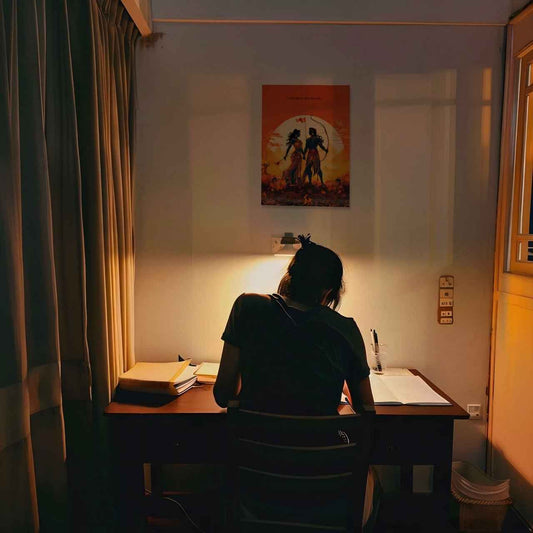 The Ram Sita Love Meets Victory Wall Poster | 8K Wall Art | Premium Glossy - Bharatvarsh Arts--Wall Poster Sets - Buy Indian Spiritual, Mythology, Gods, Warrior Wall Art - For Living Room, Decor