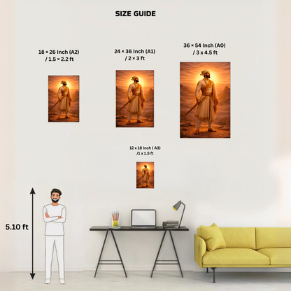The Chatrapati Shivaji Maharaj Poster | 8K | Premium Glossy