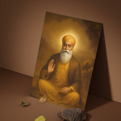 The Guru Nanak Ji Wall Poster | 8K | Premium Glossy