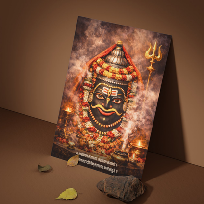 The 'ॐ महाकाल महाकाय' Ujjain Mahakal Poster | 8K | Premium Glossy