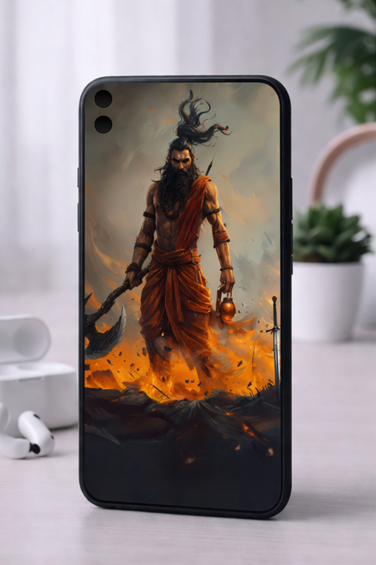 The Lord Parshuram Fierce Mobile Skin | Premium UV Print | Matte Finish