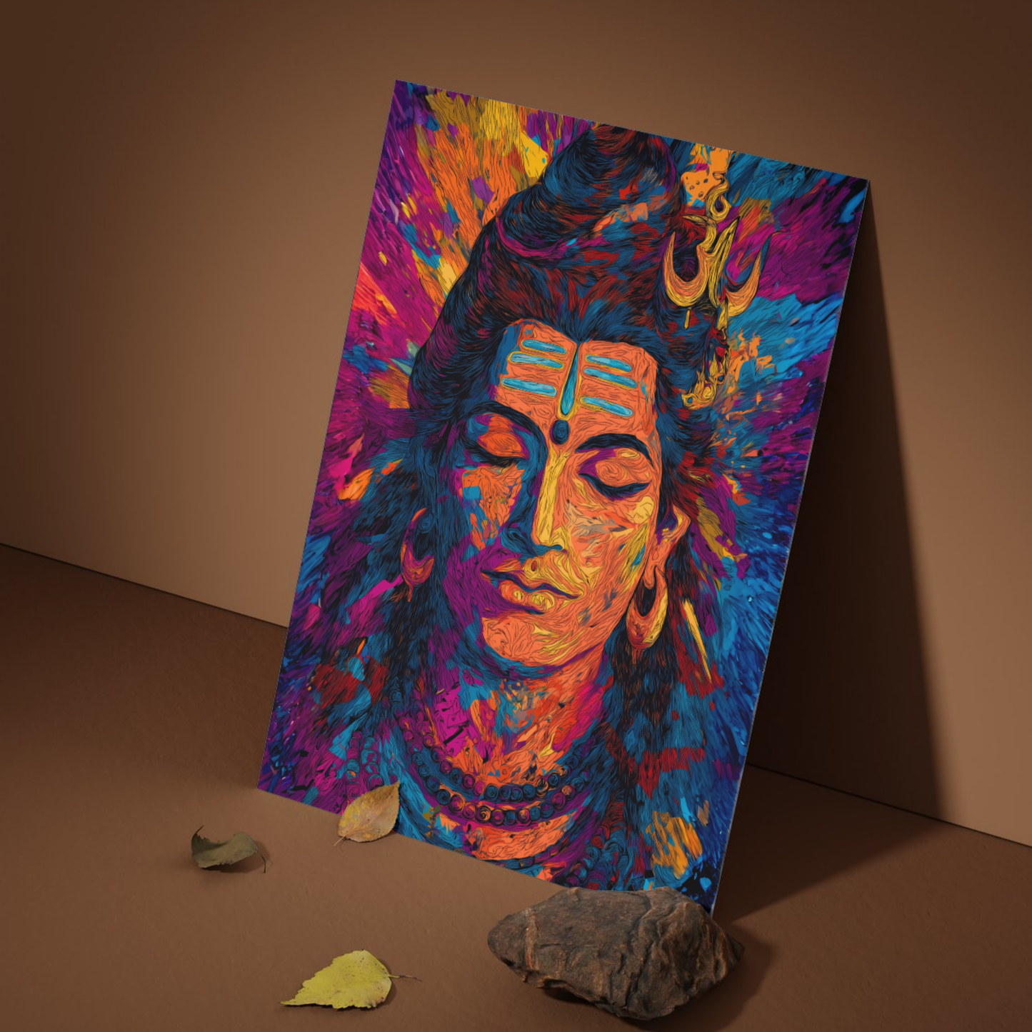 The Lord Shiva Multicolor Aesthetic Poster | 8K | Premium Glossy