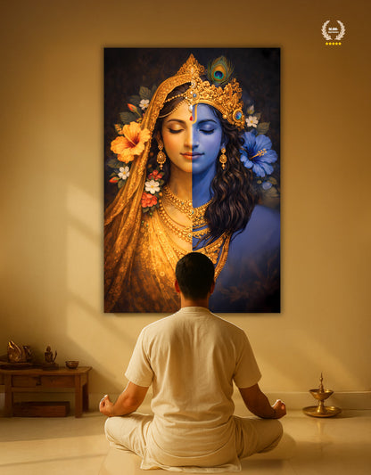 The Radha Krishna Premium Large Poster | 8K | Premium Glossy