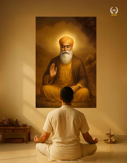 The Guru Nanak Ji Large Wall Poster | 8K | Premium Glossy
