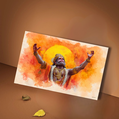 The Hanuman Dada Landscape Poster | 8K | Premium Glossy