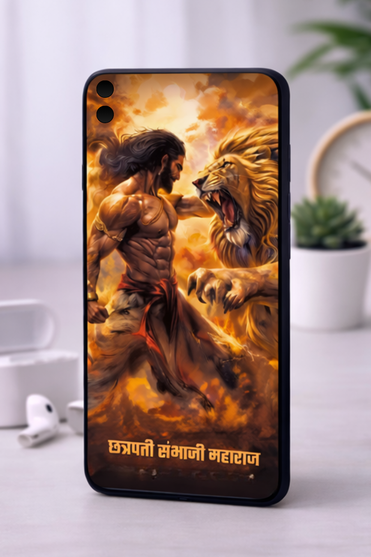 The Chatrapati Sambhaji Maharaj Mobile Skin | Premium UV Print | Matte Finish