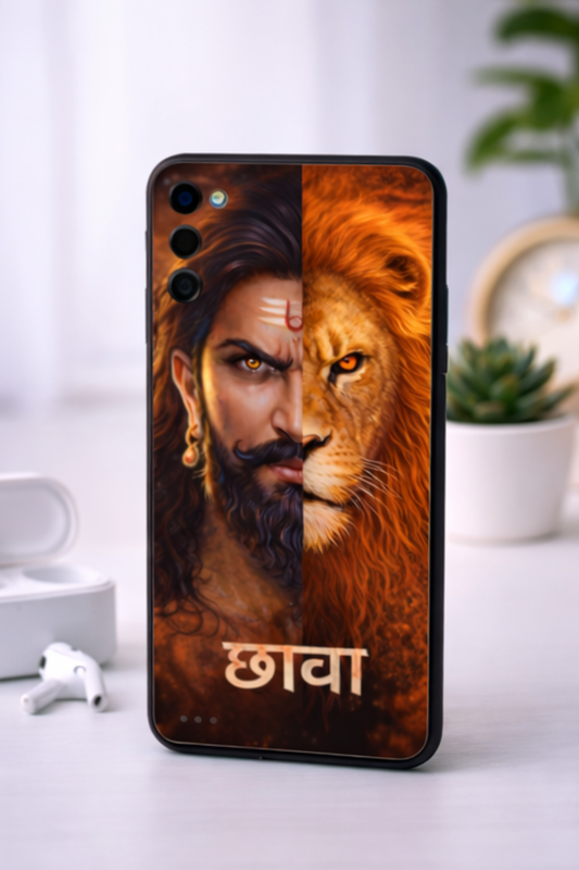 The 'छावा' Chatrapati Sambhaji Maharaj Mobile Skin | Premium UV Print | Matte Finish