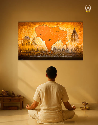 The "अखंड भारत" Akhand Bharat Premium Large Poster | 8K | Premium Glossy