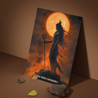 The "महाकालः कालरुद्रः" Shiva Poster | 8K | Premium Glossy - Bharatvarsh Arts--Wall Poster Sets - Buy Indian Spiritual, Mythology, Gods, Warrior Wall Art - For Living Room, Decor