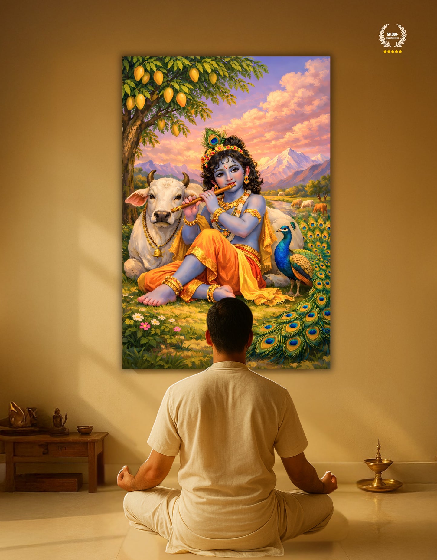 The Bal Krishna Large Poster | 8K | Premium Glossy