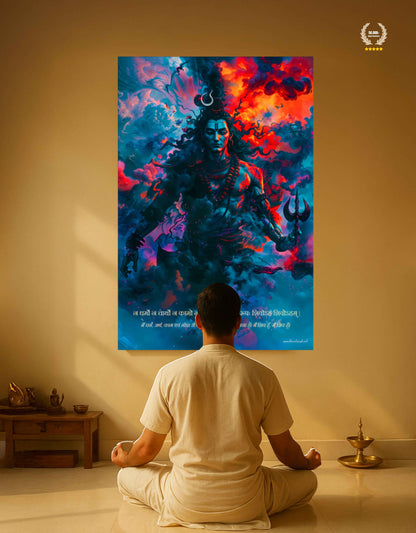 The Bholenath 'शिवोऽहम् शिवोऽहम्' Large Poster | 8K | Premium Glossy