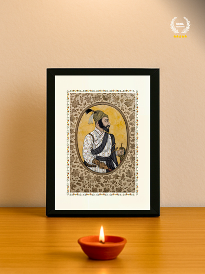 The Historic Chatrapati Shivaji Maharaj Wall Frame | Premium Quality