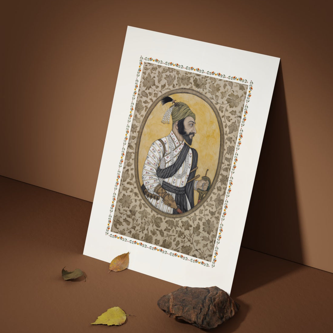The Historic Chatrapati Shivaji Maharaj Poster | 8K | Premium Glossy - Bharatvarsh Arts--Wall Poster Sets - Buy Indian Spiritual, Mythology, Gods, Warrior Wall Art - For Living Room, Decor