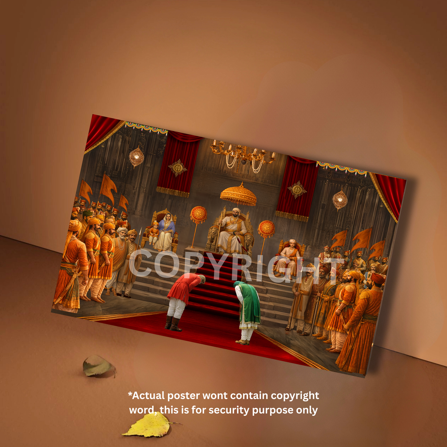 The 'राज्याभिषेक' Chatrapati Shivaji Maharaj Rajyabhishek Exclusive Poster | 8K | Premium Glossy