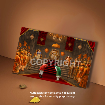 The 'राज्याभिषेक' Chatrapati Shivaji Maharaj Rajyabhishek Exclusive Poster | 8K | Premium Glossy