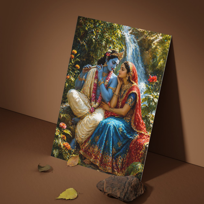The Radha Krishna Beautiful Poster | 8K | Premium Glossy