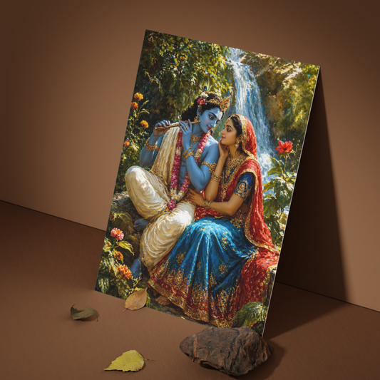 The Radha Krishna Beautiful Poster | 8K | Premium Glossy