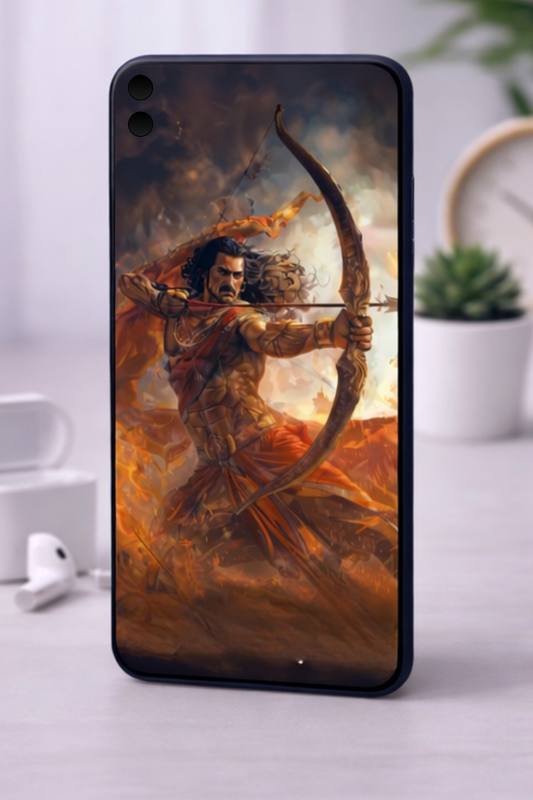 The Arjuna Mahabharat Battlefield Mobile Skin | Premium UV Print | Matte Finish