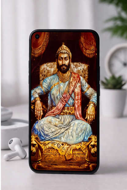 The King Chatrapati Shivaji Maharaj Mobile Skin | Premium UV Print | Matte Finish
