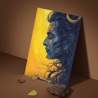 The Shiva "शिव सदा सहायते" Poster | 8K | Premium Glossy - Bharatvarsh Arts--Wall Poster Sets - Buy Indian Spiritual, Mythology, Gods, Warrior Wall Art - For Living Room, Decor