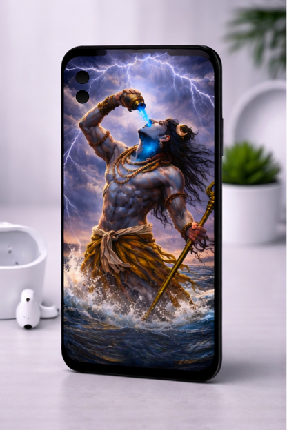 The Lord Shiva Powerful Mobile Skin | Premium UV Print | Matte Finish