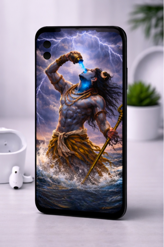 The Lord Shiva Powerful Mobile Skin | Premium UV Print | Matte Finish