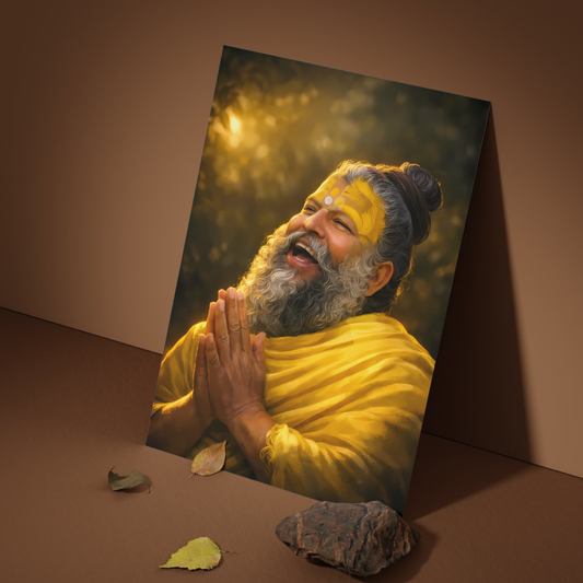 The Premanand Maharaj Poster | 8K | Premium Glossy