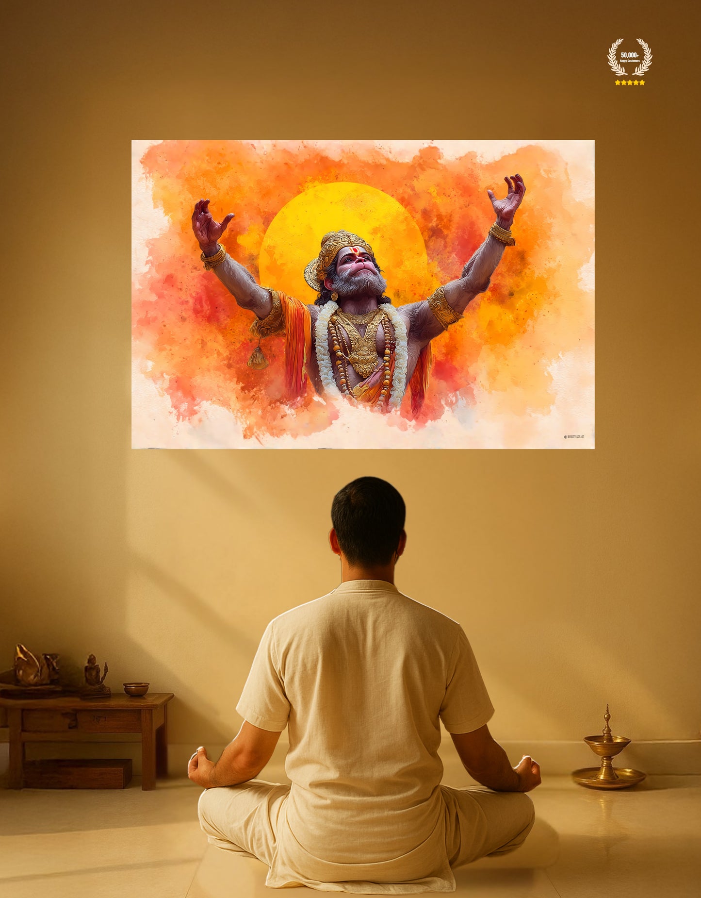 The Hanuman Dada Premium Large Poster | 8K | Premium Glossy