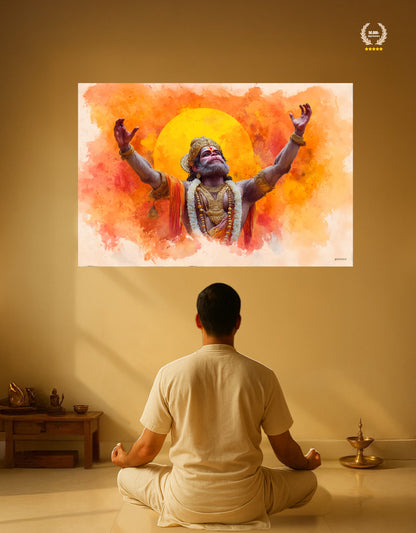 The Hanuman Dada Premium Large Poster | 8K | Premium Glossy
